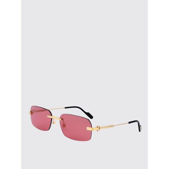 Cartier Sunglasses Men Gold